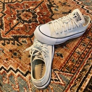 Platform White converse